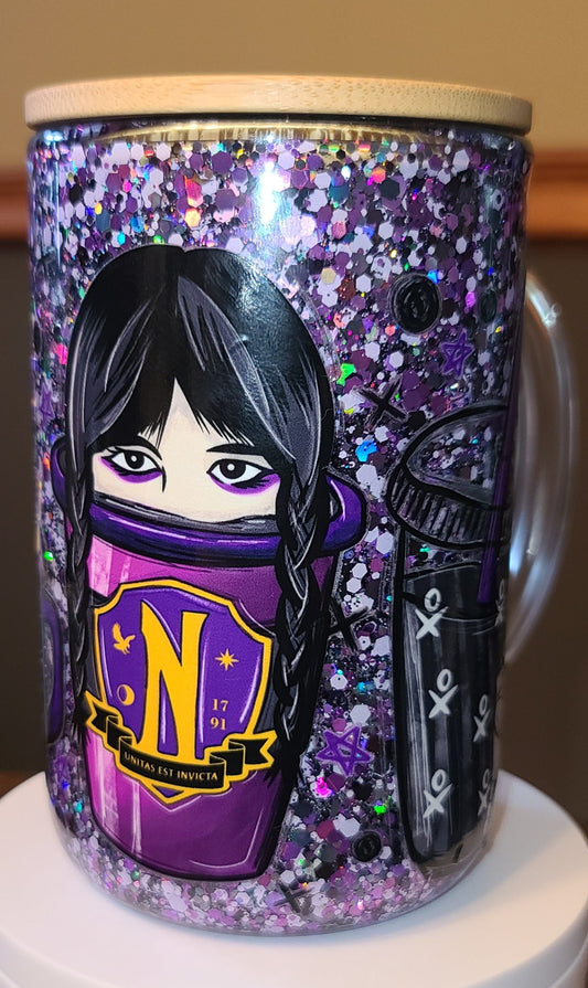 Wednesday 16oz Snow Globe Mug
