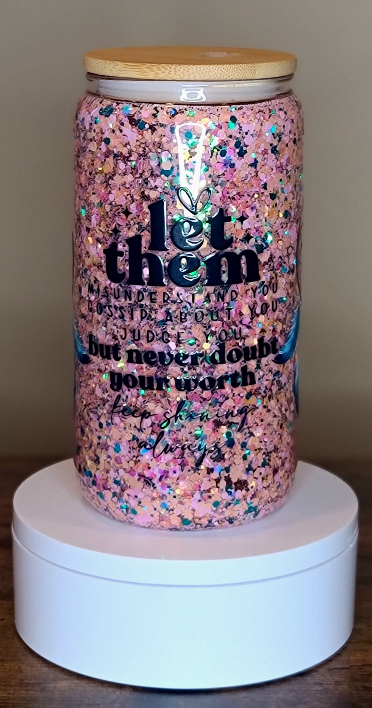 "Let Them" Snow Globe Tumbler