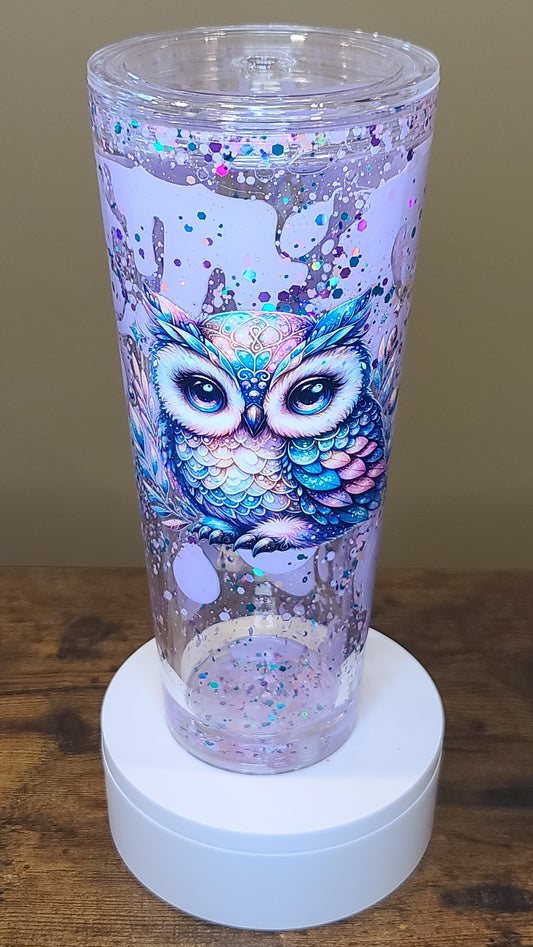24oz Owl Lava Drip Tumbler