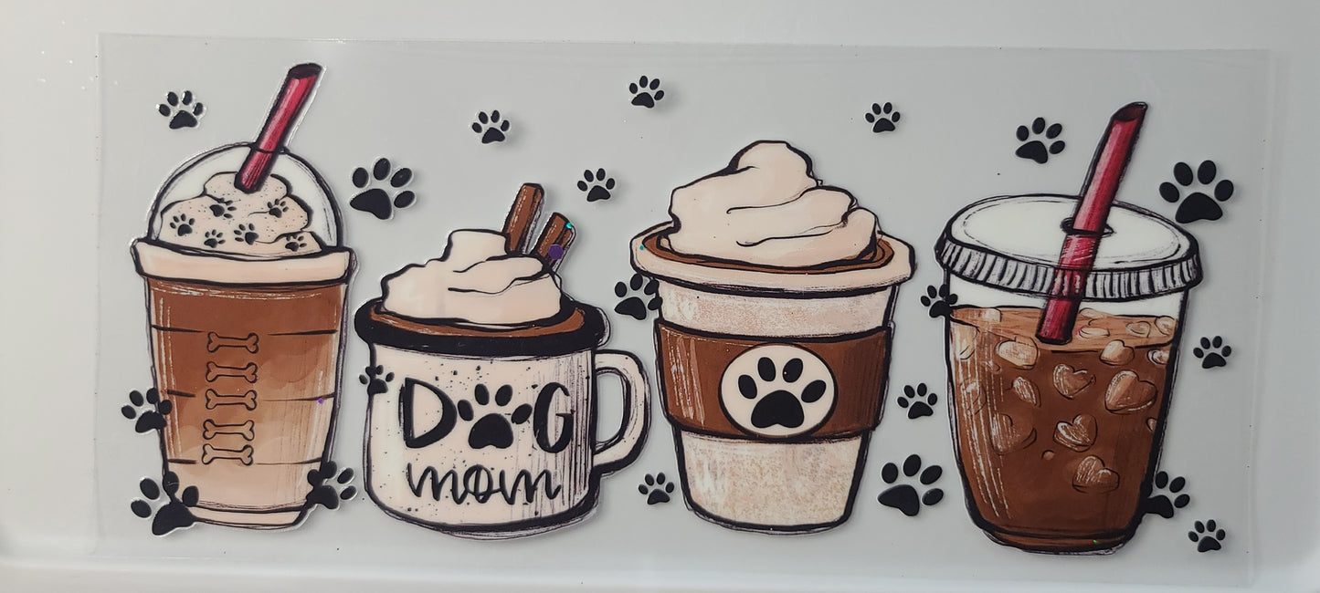 Dog Mom Brown Coffee