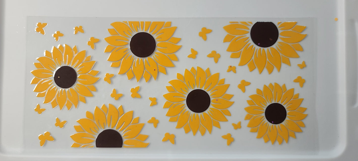 Sunflowers & Butterflies