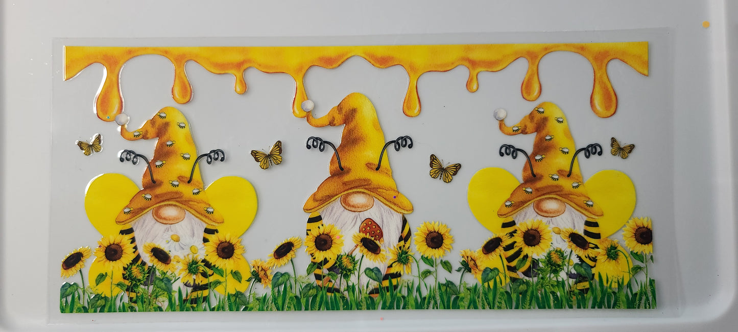 Sunflower Gnomes with Honey Drip