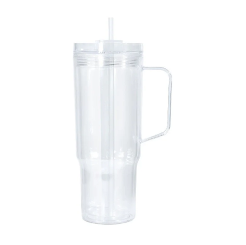 40oz Acrylic Snow Globe Tumbler