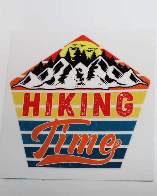 Hiking 4" Cup Decal