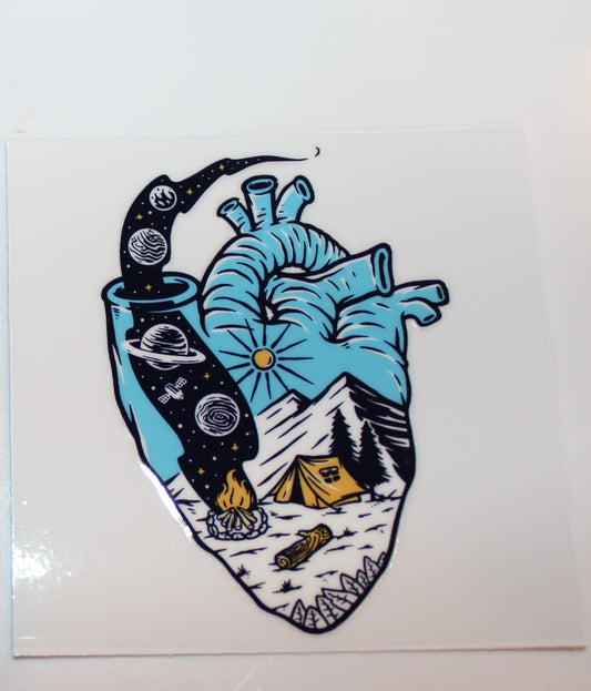 4" Decal Nature and Space
