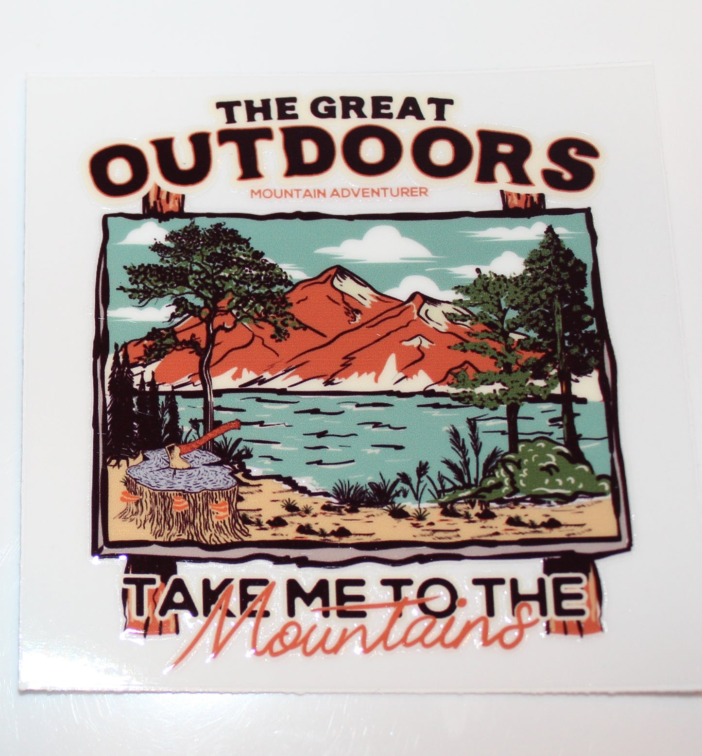 Great Outdoors Adventure 4" Cup Decal