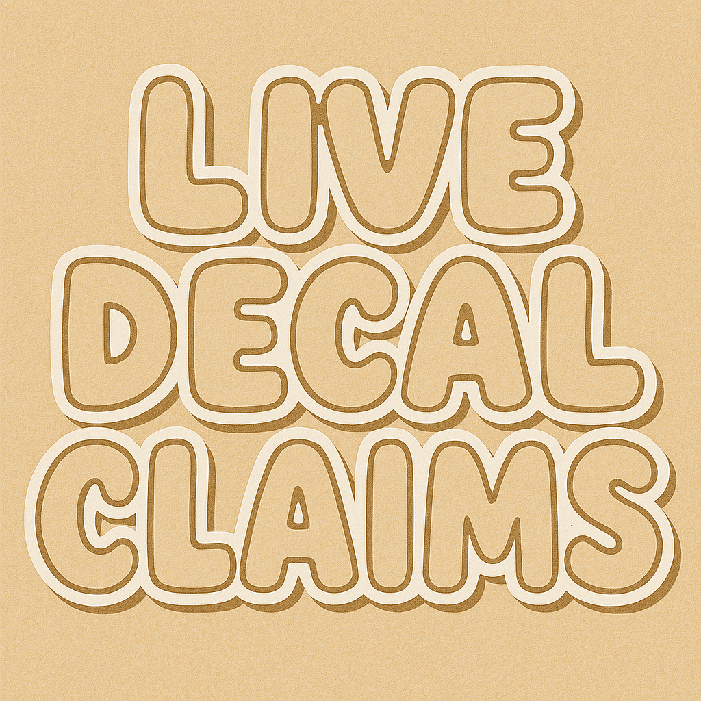 Live Decal Claim