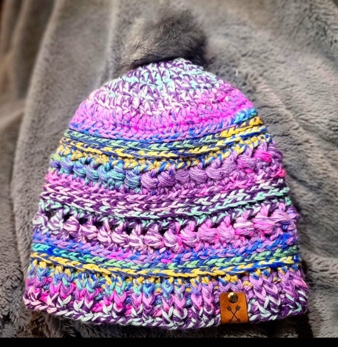 Bead Stitch Winter Hat