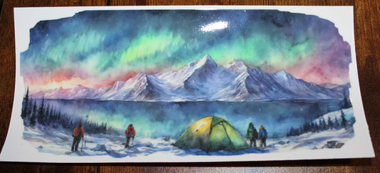 Aurora & Mountains 1