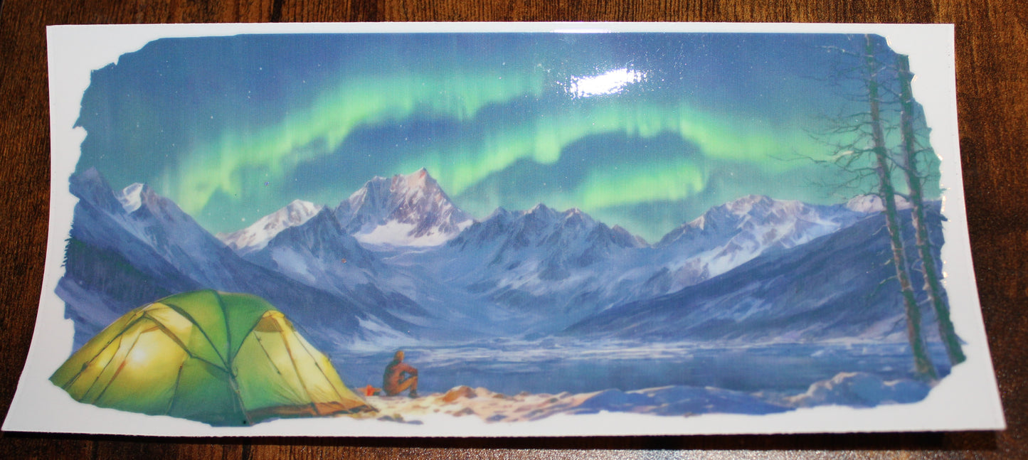 Aurora & Mountains 3
