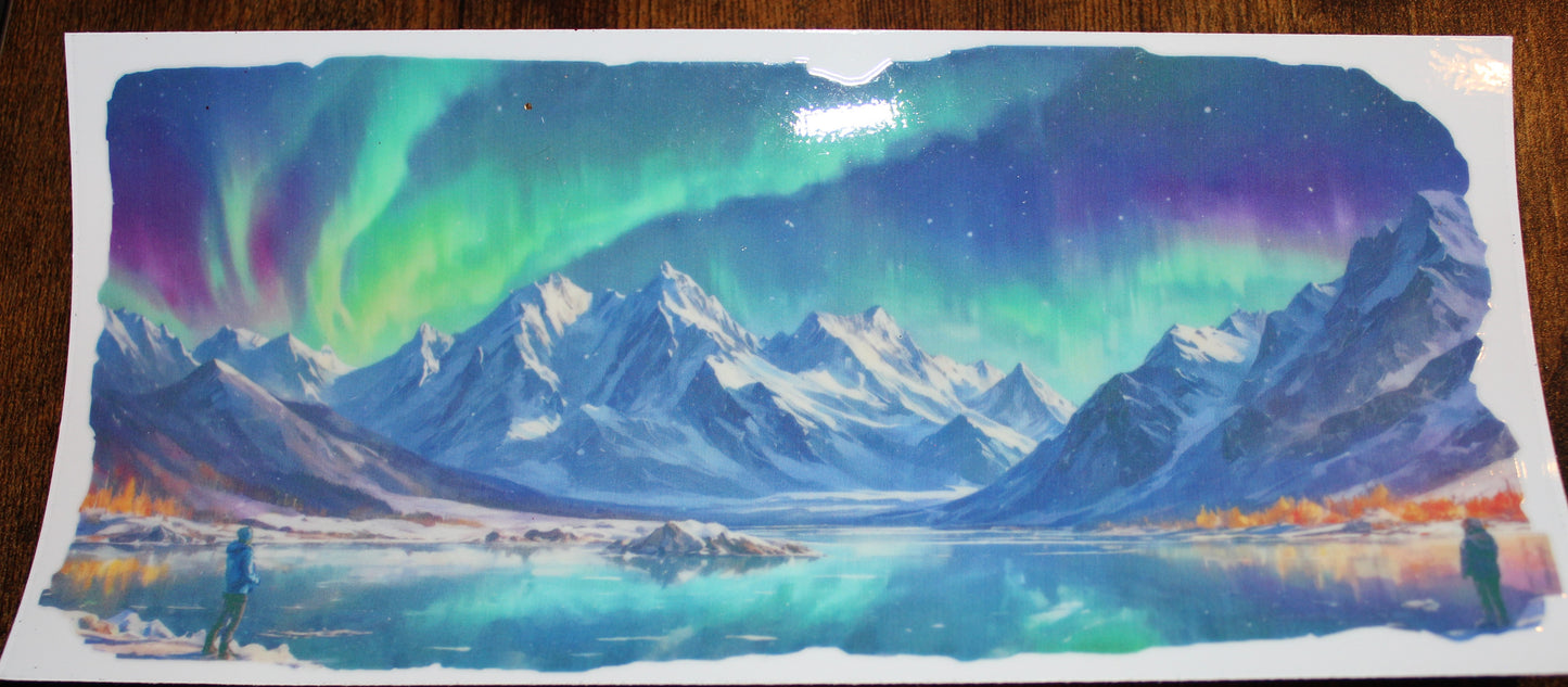 Aurora & Mountains 4