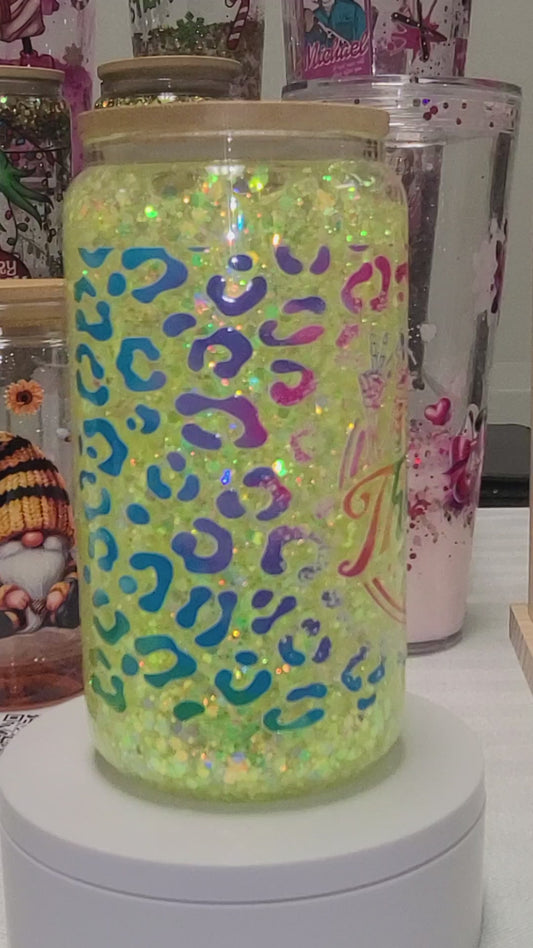 "Have the Day You Deserve" Snow Globe Tumbler